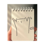 Happy Spiralli Not Defteri 80 Yaprak Çizgisiz,Happy Notebook 80 Sheets Unlined - 1
