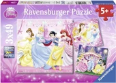 Ravensburger 09277 Pamuk Prenses 3X49 Parçalı Puzzle - 1