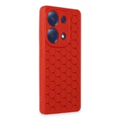 Gpack Xiaomi Redmi Note 13 Pro 4G Kılıf Bal Peteği Desenli Silikon ivy - 3