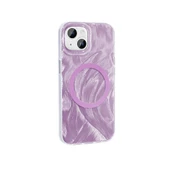 Gpack Apple iPhone 13 Kılıf Kenarları Tırtıklı Fırça Boya Desenli Magsafeli Palet Kapak - 5