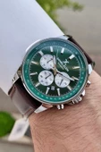 Daniel Klein DKISTE1200 Kasası Gümüş Kordonu Kahverengi Renk Hediye Paketli Kronometreli Erkek Kol Saati - 3