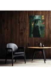 Eski Çağ Gotik Kadın Portresi Kanvas Tablo thumbnail 3