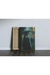 Eski Çağ Gotik Kadın Portresi Kanvas Tablo thumbnail 5