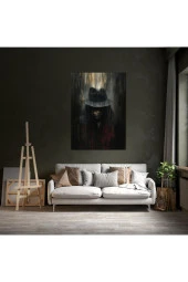 Gotik Adam Rönesans Karanlık Kanvas Tablo thumbnail 3