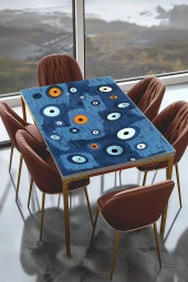 Masa Kaplama Folyosu Mobilya Masa Kaplama Folyo Nazar Boncuğu Detaylı Tasarım thumbnail 1