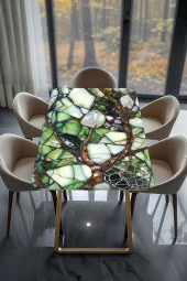 Masa Kaplama Folyosu Mobilya Masa Kaplama Renkli Kırık Mermer Taşları thumbnail 2