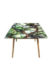 Masa Kaplama Folyosu Mobilya Masa Kaplama Renkli Kırık Mermer Taşları thumbnail 3