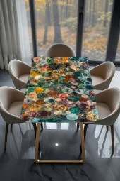 Masa Kaplama Folyosu Mobilya Masa Kaplama FolyolarıKüçük Baloncuklar Folyo thumbnail 2