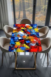 Masa Kaplama Folyosu Mobilya Masa Kaplama Folyoları Kristal Rengarenk Tasarım thumbnail 2