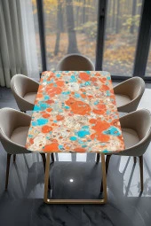 Masa Kaplama Folyosu Mobilya Masa Kaplama Folyoları Kumsaldaki Rengarenk Mermerler thumbnail 2