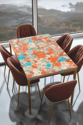 Masa Kaplama Folyosu Mobilya Masa Kaplama Folyoları Kumsaldaki Rengarenk Mermerler thumbnail 1