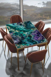 Masa Kaplama Folyosu Mobilya Masa Kaplama Folyoları Yeşil Kabarcıklı Folyo thumbnail 1