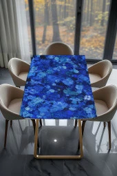 Masa Kaplama Folyosu Mobilya Masa Kaplama Folyoları Mavi Tonlu Renkli Tasarım thumbnail 2