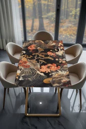 Masa Kaplama Folyosu Mobilya Masa Kaplama Folyoları Klasik Çiçekler thumbnail 2