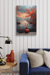 Vazo Resmi Yağlı Kanvas Tablo thumbnail 4