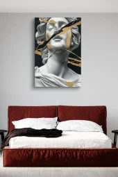 Modernist Rönesans Heykel Yağlı Kanvas Tablo thumbnail 3