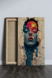 Modern Kadın Yağlı Kanvas Tablo thumbnail 1