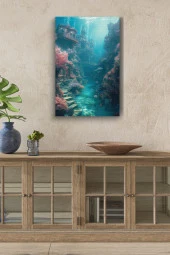Su Altı Şehri Kanvas Tablo thumbnail 1