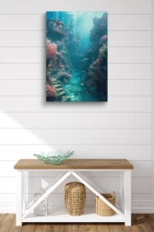 Su Altı Şehri Kanvas Tablo thumbnail 2