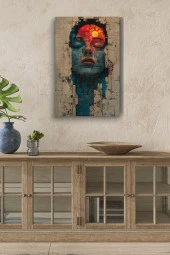 Modern Kadın Yağlı Kanvas Tablo thumbnail 2