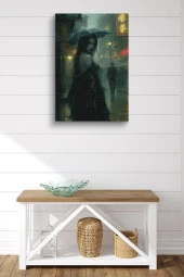 18. Yüzyıl Gotik Kadın Kanvas Tablo thumbnail 2