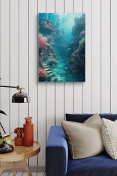 Su Altı Şehri Kanvas Tablo thumbnail 4