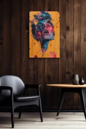 Dekoratif Futuristik Kadın Tablosu thumbnail 6