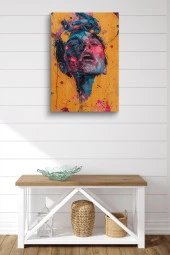 Dekoratif Futuristik Kadın Tablosu thumbnail 2