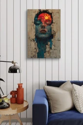 Modern Kadın Yağlı Kanvas Tablo thumbnail 5