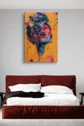 Dekoratif Futuristik Kadın Tablosu thumbnail 3