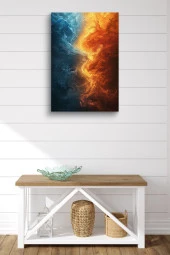 Su ve Ateş Kanvas Tablo thumbnail 2