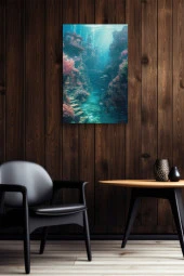 Su Altı Şehri Kanvas Tablo thumbnail 6