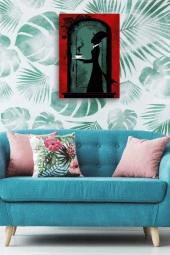 Modern Mutfak Sanatları Çizim Yağlı Kanvas Tablo thumbnail 5