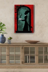 Modern Mutfak Sanatları Çizim Yağlı Kanvas Tablo thumbnail 1