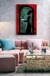 Modern Mutfak Sanatları Çizim Yağlı Kanvas Tablo thumbnail 7