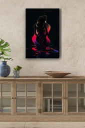 Hologram Detay İnsan Silüetleri Yağlı Kanvas Tablo thumbnail 1