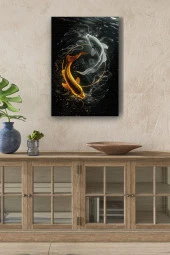 Gold Silver Balık Yağlı Kanvas Tablo thumbnail 1