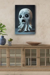 Korkmuş Taş Görünümlü Hayalet Yağlı Kanvas Tablo thumbnail 1