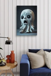 Korkmuş Taş Görünümlü Hayalet Yağlı Kanvas Tablo thumbnail 4