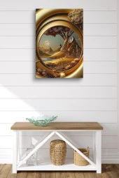 Kabartma Görünümlü Manzara Yağlı Kanvas Tablo thumbnail 2