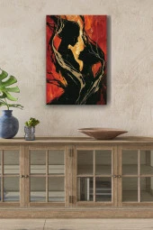 Sanatsal Kadın ve Erkek Yağlı Kanvas Tablo thumbnail 1