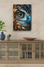 Tekli Kartal Gözü Yağlı Kanvas Tablo thumbnail 1