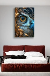 Tekli Kartal Gözü Yağlı Kanvas Tablo thumbnail 3