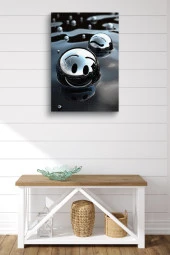 Gülümseyen Metal Top Yağlı Kanvas Tablo thumbnail 2