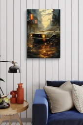 Eski Araba Yağlı Kanvas Tablo thumbnail 4