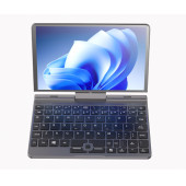 Minibook Katlanabilir Ekranlı Çift Fonksiyon Kullanabilir Mini Laptop - 2
