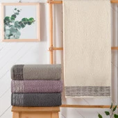 Schafer Home Line 50x90 Armürlü Havlu 1 Parça-Krem - 1