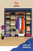 Prado Stark Xtra Çift Yandan Raflı Çelik Profilli Bez Dolap - 1