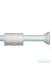 Prado Beyaz Çam Banyo Duş Perdesi 180X200 Cm - 4