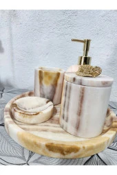 mermer 5'li banyo takımı - 1